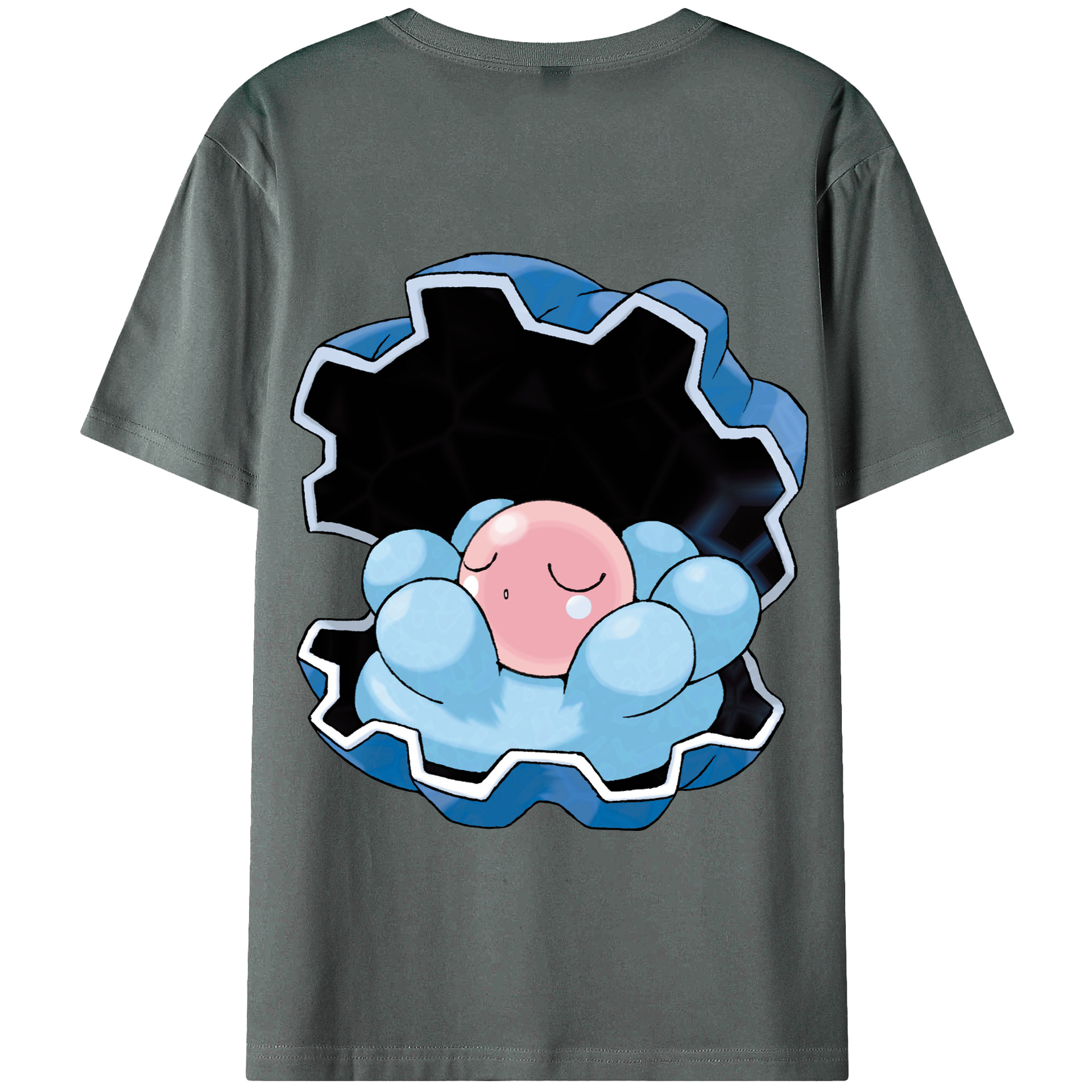 （画像用） ポケットモンスター Pokémon 綿100％半袖Tシャツ（背面プリント）